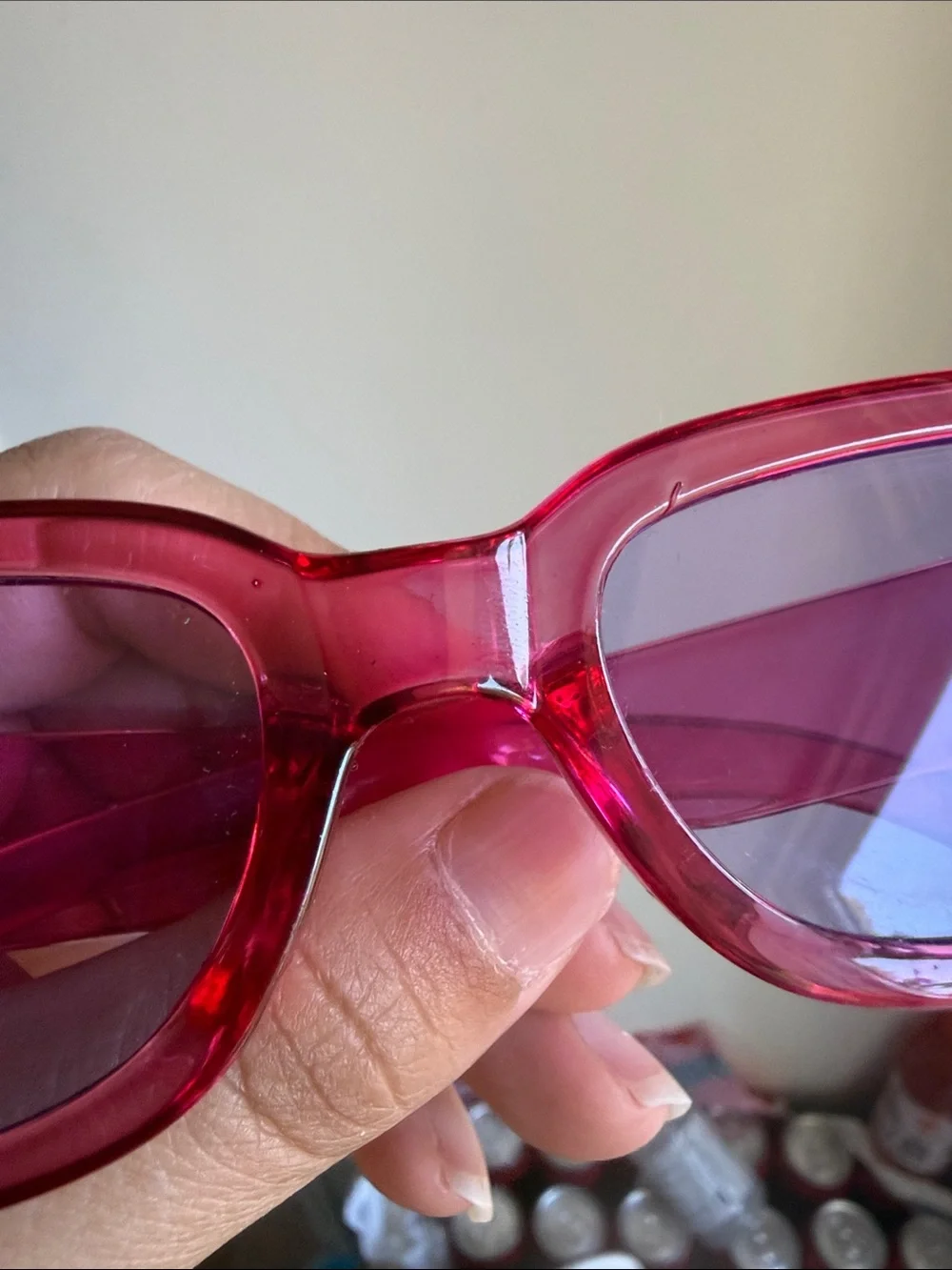 Pink Cute Sunglasses
